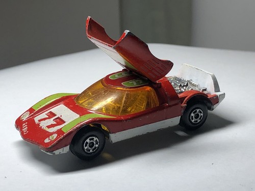 1971 Vintage Matchbox Lesney Superfast No. 66 Mazda RX500 Red Diecast Toy Car - Picture 4 of 10
