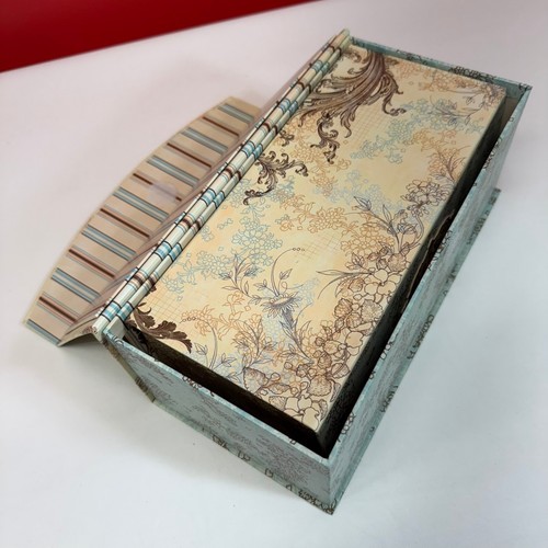 Terri Conrad Designs Floral Print Rectangular Nesting Storage Boxes Set of 3 - Picture 9 of 23