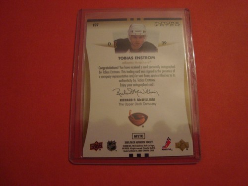 2007 08 SP AUTHENTIC HOCKEY AUTOGRAPH CARD 196 BRETT STERLING ATLANTA THRASHERS - Picture 4 of 10