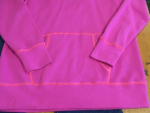 Ralph Lauren Girls' Jeans & Pink Hoodie With Orange Topstitching-Sz. 16 - Picture 3 of 5