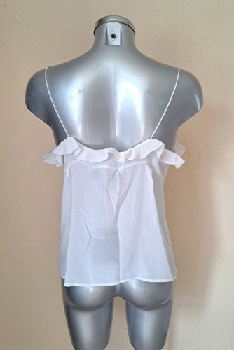 PAULE KA - TOP - 100%SOIE - BLANC - TAILLE 40 FR - NEUF - Imagen 3 de 8