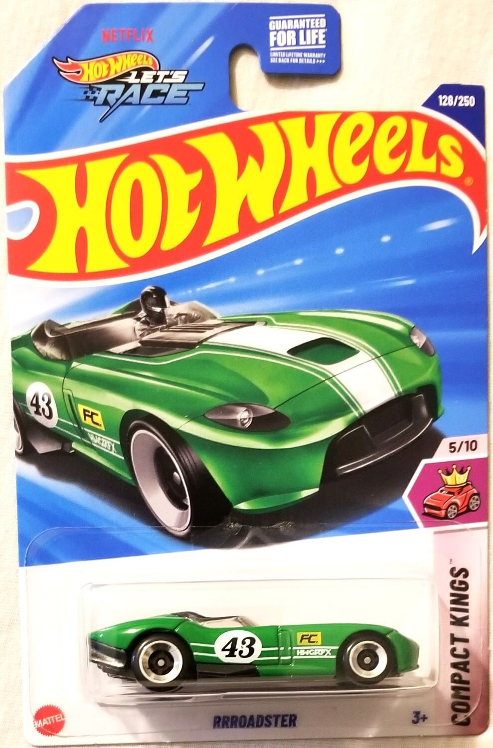 Hot Wheels - 2025 Compact Kings 5/10 RRRoadster 128/250 (BBHYY69)
