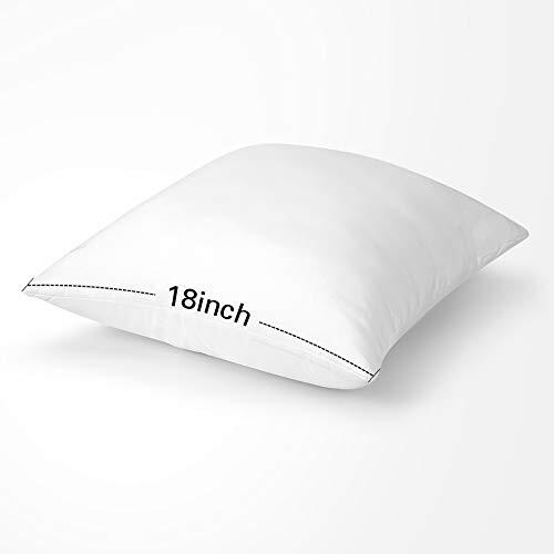 18x18 Inch Throw Pillow Insert Single Square Cushion Stuffer for Sofa/Bed - Picture 2 of 9