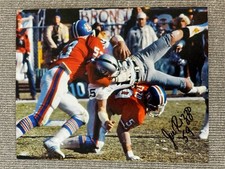 Joe Rizzo signed DENVER BRONCOS 8 X 10 photo  