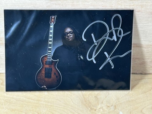 Diamond Rowe Signed 4x6 Photo Lead Guitarist Tetrarch Zobie Productions COA - Picture 6 of 6