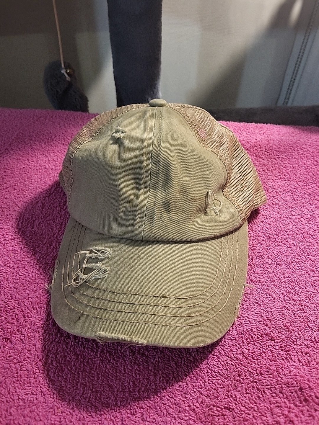 PONY Berretto da baseball donna in rete C C con supporto coda di cavallo