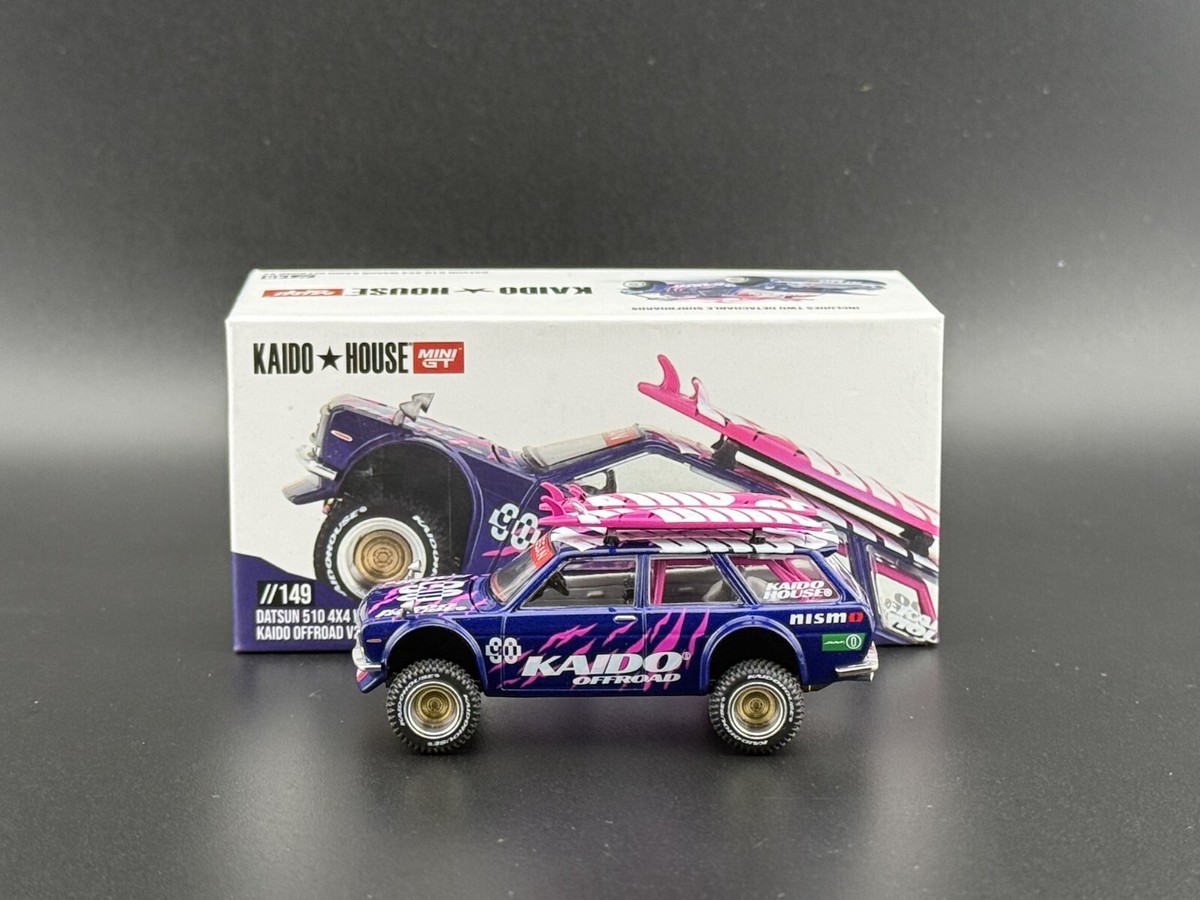 kaido house 9台セット R34 510 SILVERADO 等 Mini GT x Kaido house 1:64 Datsun 510 Street Nismo V3
