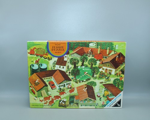 🧩Bei uns im Dorf Ali Mitgutsch 280 Teile Ravensburger Puzzle jigsaw rar🧩
