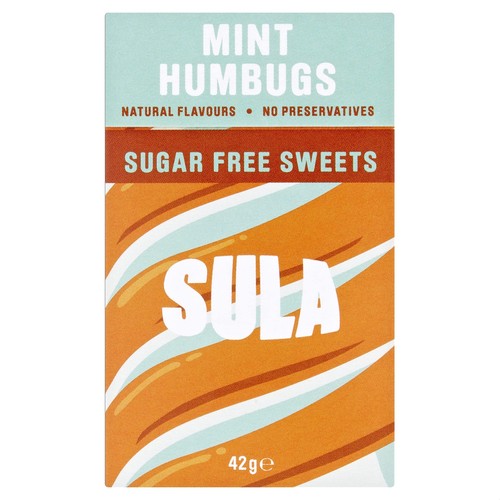 Sula Mint Humbug Candy 42g - Pack of 14 Sweets for Fresh Breath & Enjoyment - Picture 3 of 6