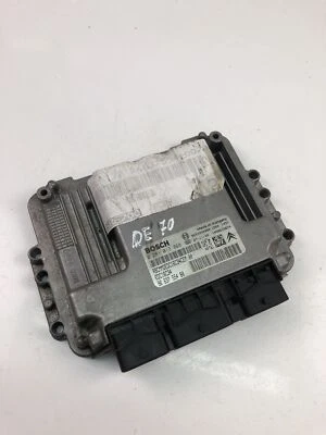 DE70 PEUGEOT Moteur Unité Contrôle ECU 9663755480 0281013868 - Photo 1/4