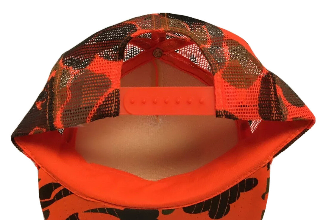 Robison Construction Trucker Hat Hunter Orange Ca… - image 11