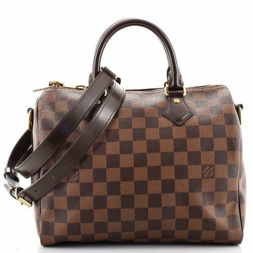 Louis Vuitton Speedy Bandouliere Bag Damier 25 | eBay