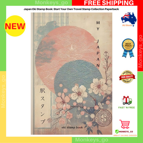 Japan Eki Stamp Book: Start Your Own Travel Stamp Collection by Dave Manga NEW