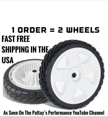#ad #ad 2 Front Drive Wheels For Toro 22quot; Recycler 119 0311 137 4832 115 287 205 360 $29.00