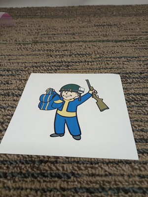Fallout 76 Collectible Sticker 2 Of 3 Gear Up!!! (1 sticker)