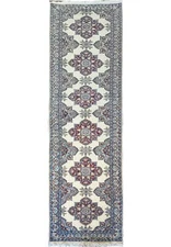 3x15 Runner Wool and Silk Traditional Nain Rug 400 KPSI   #B-78916