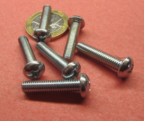 Zinc Plated Round Head Phillips Drive Machine Screw 10-24 x 7/8", 100 pcs - Picture 6 of 11