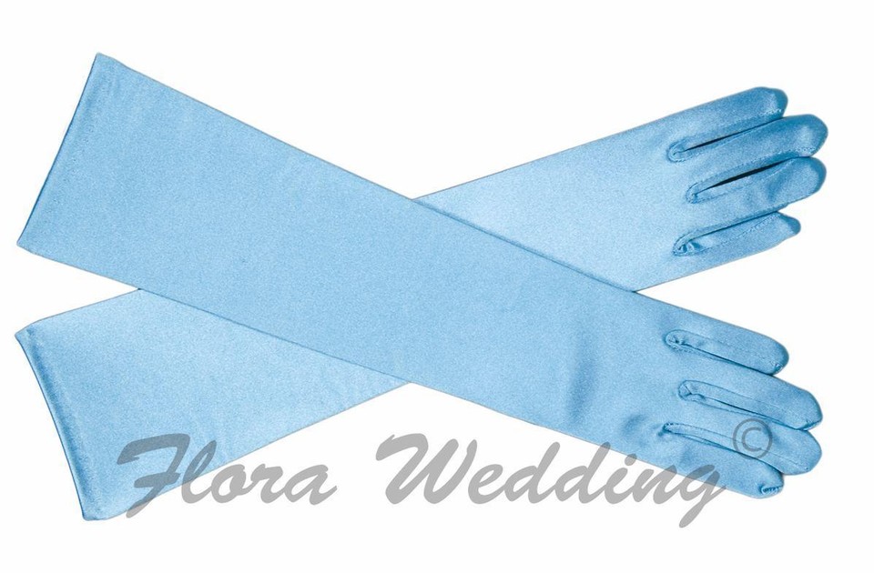 Disney Frozen Elsa/ Cenicienta Mágico Niña Satén Guantes para disfraz