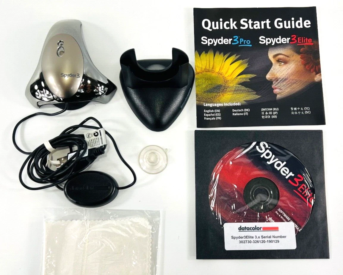 Photographers/Stand/Software Datacolor Spyder-3 Elite Display Calibration