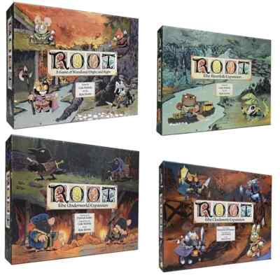 Basis- & Erweiterungsversion: Root Lederspiel Familienstrategie Kartenspiel Multiplayer