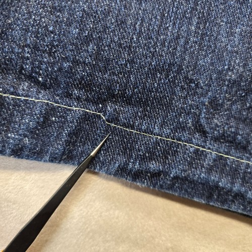 South Pole Original Fit Jeans Size 38 Baggy Denim Pant Stripe Back Pocket Design - Picture 9 of 15