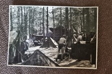 Orig. Foto Ostfeldzug Lager Biwak Platz Morgen Toilette A016-99