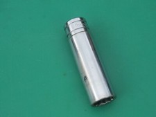 SNAP ON S221 11/16" 1/2" DRIVE SAE 12 POINT DEEP CHROME SOCKET S 221 12 PT USED