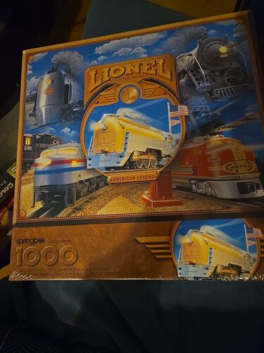 LIONEL Electric Trains 1000 piece Jigsaw Puzzle NEW- By Springbok SEALED BOX
