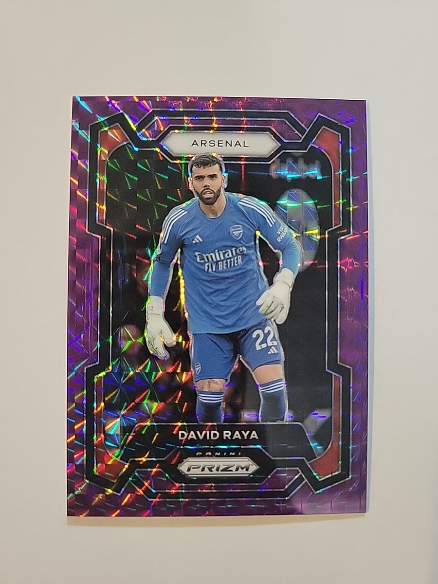 2023-24 Prizm Premier League Purple #20 David Raya Arsenal FC 043