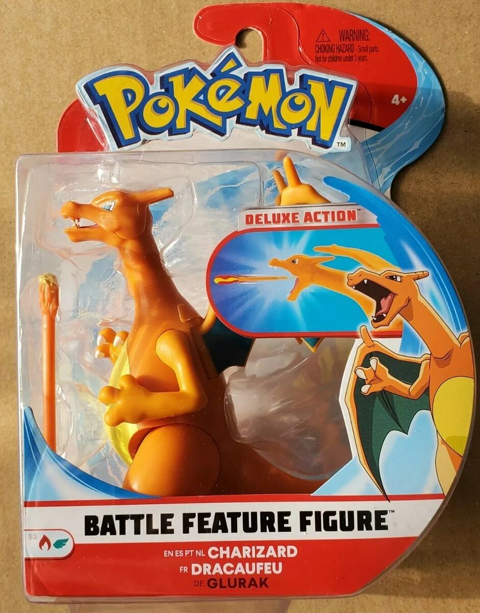 Jazwares Pokemon Charizard Deluxe Feature 2-in Action Figure with