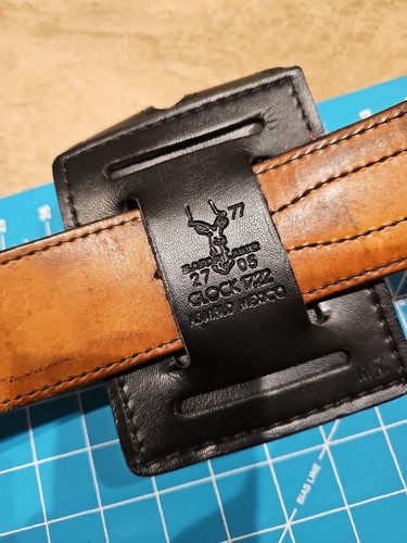 Jay-Pee Don Hume Maker Leather Adjustable Police Gun Belt Hunting Holster Glock - Picture 8 of 12
