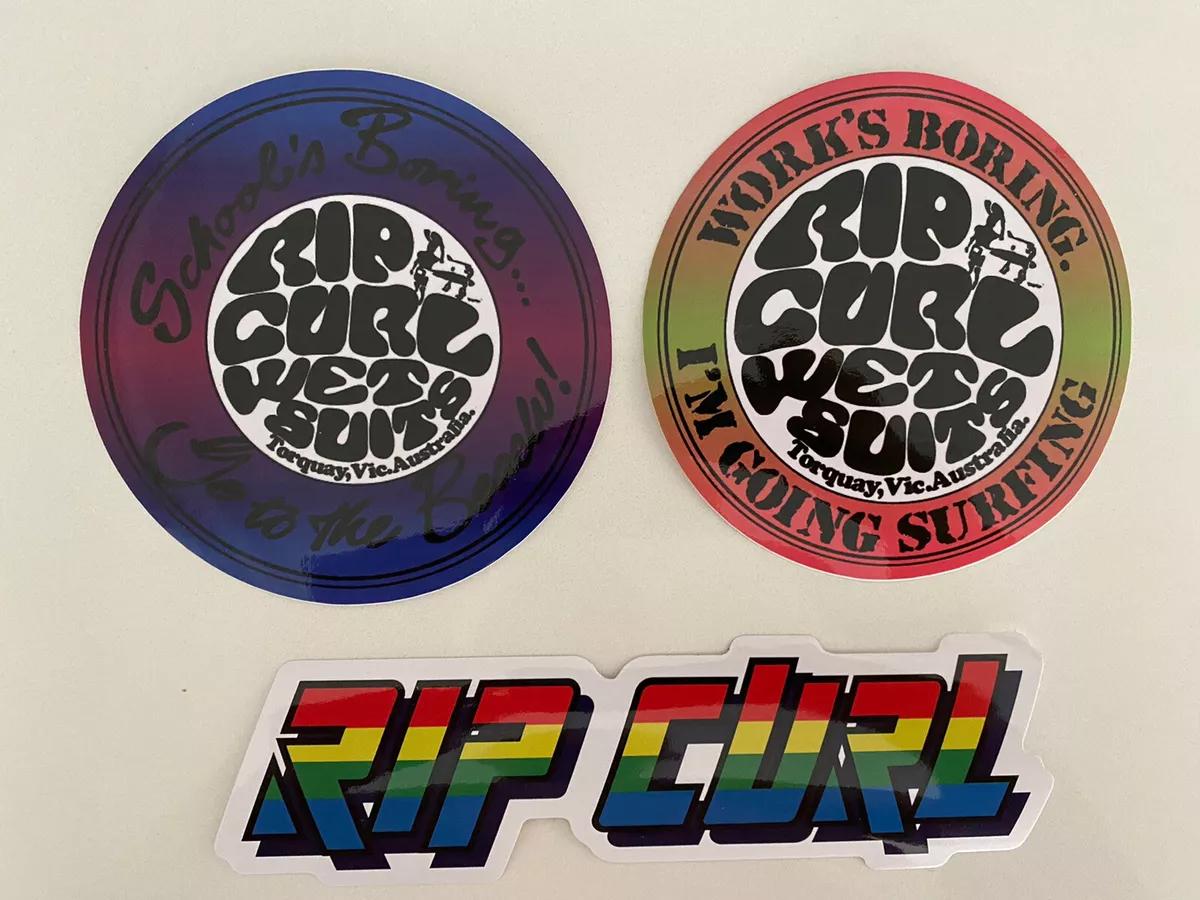 Printed vinyl Rip Curl Logo