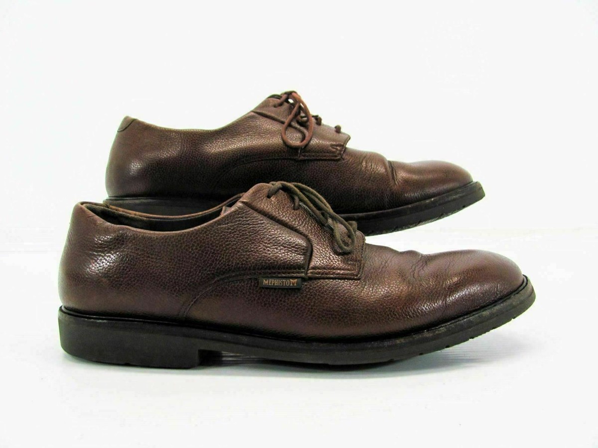Mephisto Brown Leather Lace-Up Derby Shoes for Men Size 12 MEPHISTO BATISTE | Men Business Shoes Dark Brown Leather  main image 2