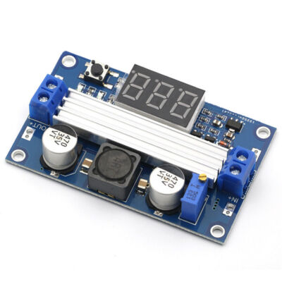 DC-DC 3~35V to 3.5~35V LTC1871 Step-up Module Regulated Power Supply+VoltMeter