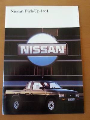 Nissan Pick-Up 4x4, 1990, 20 Seiten