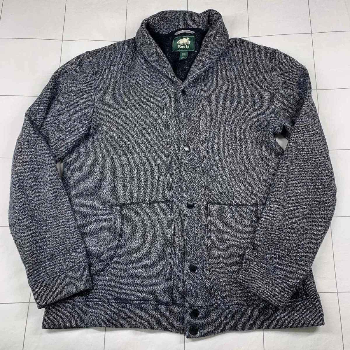 Roots cardigan mens top