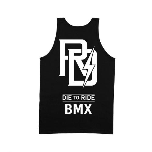 Die to Ride BMX - DR Lightning BMX - Mens Tank Top - Black - Picture 2 of 7