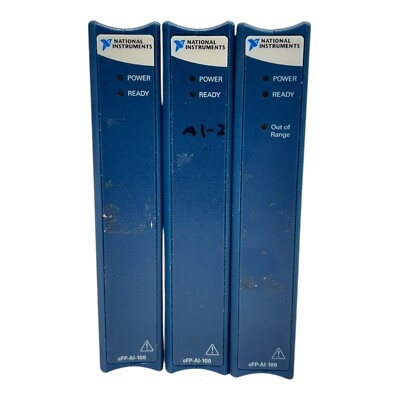 NATIONAL INSTRUMENTS CFP-AI-100 8-CH 12-BIT ANALOGEINGANG LOT VON 3