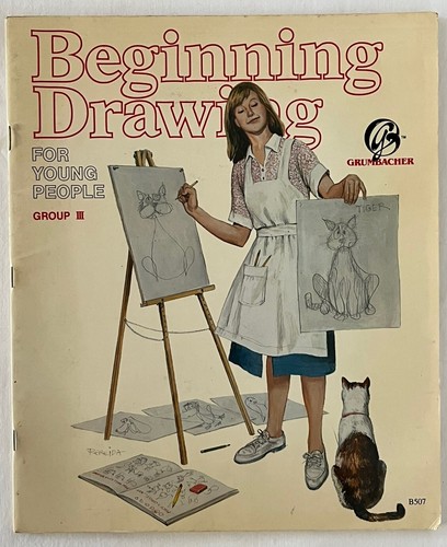 Grumbacher Beginning Drawing For Young People 1-3 Art Instruction 1982 - 4 Books - Picture 13 of 24