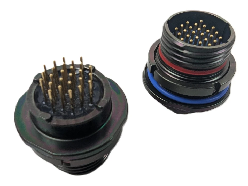 Glenair 801-011-07ZN10-26PA-518 Circular Connector 26Pin MIL Spec Receptacle NEW - Image 3 of 4