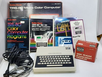 Radio Shack TRS-80 Micro Color Computer MC-10 26-3011 & 16k RAM