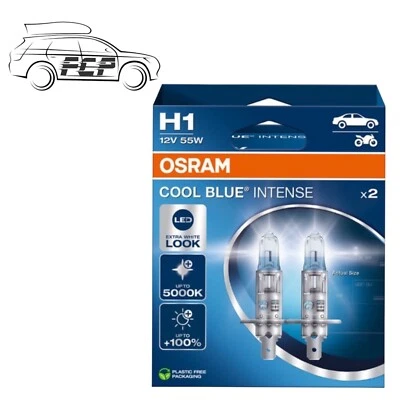 OSRAM Cool Blue Intense Next Gen 5000K H1 (Twin) - Ice White Car Bulbs 64150CBN - Image 1 of 3
