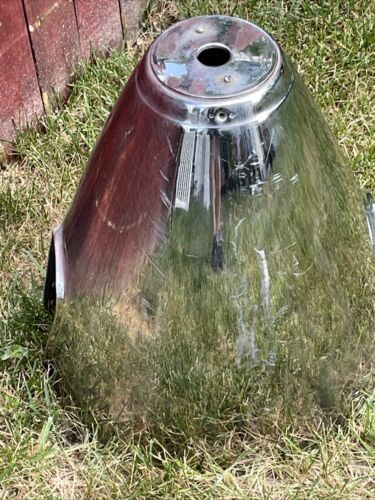 HARTZELL BEECHCRAFT PROPELLER SPINNER 2 BLADE NOSE CONE CHROME MAN CAVE AVIATION - Picture 3 of 24