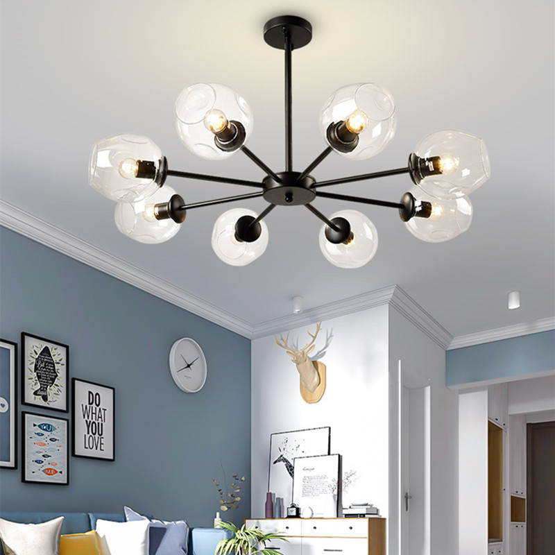 Kitchen Pendant Light Glass Chandelier Lighting Bedroom Lamps Home Ceiling Lamp