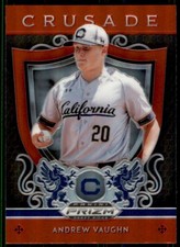 2019 Panini Prizm Draft Picks Crusade Andrew Vaughn California Golden Bears #30
