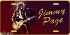 JIMMY PAGE LED ZEPPELIN ART LICENSE PLATE