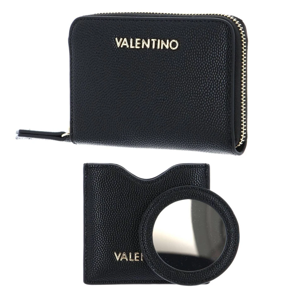 VALENTINO Zenzero Wallet Geldbörse Geschenkset Utensilientasche Nero schwarz Neu