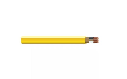 New! 100 ft. 12/2 Solid Romex SIMpull CU NM-B W/G Wire Yellow Color-Coded Jacket - Picture 2 of 7