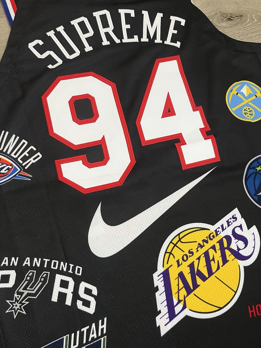 Nike Supreme NBA Basketball Jersey Authentic Aop AQ4228-010 Nike Supreme NBA Basketball Jersey Authentic Aop AQ4228-010