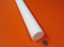 Acetal Delrin POM Round Rod, White 1 5/8" 1.625" Dia x 36" Length